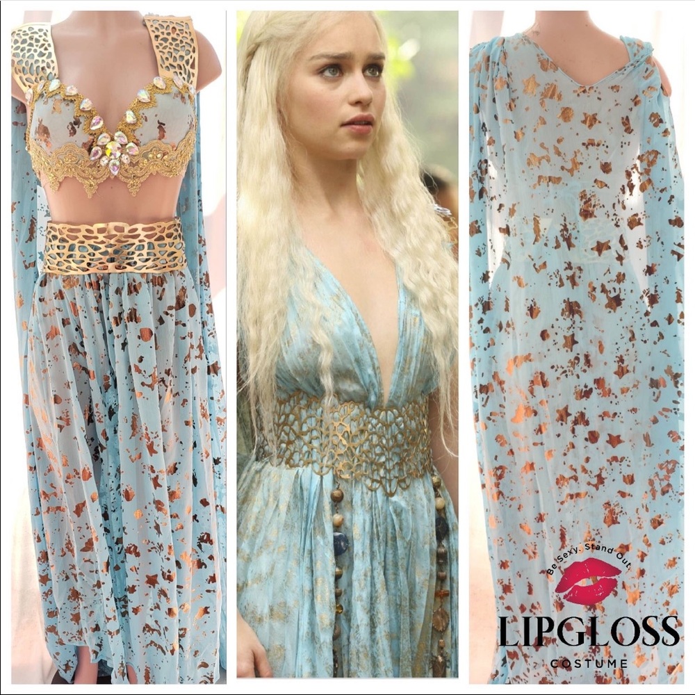 🔥Sexy Khalessi Daenerys Targaryen Costume